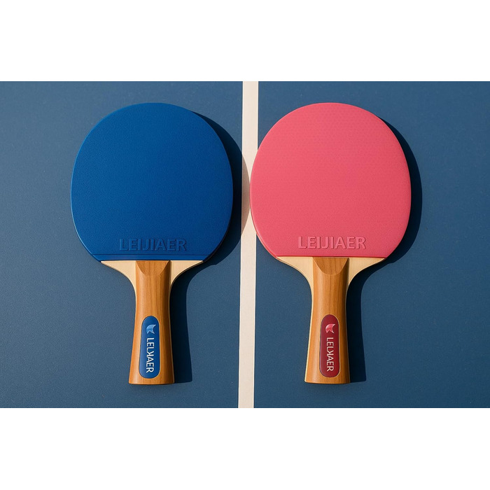 Набір для настільного тенісу UNIQU на 4 гравці | Переносний набір з ракетками та м'ячами | Ідеально для професіоналів та початківців