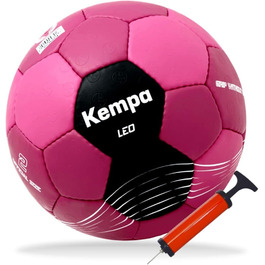 М'яч для гандболу Kempa Training Bordeaux червоний/рожевий/чорний + насос