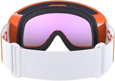 Гірськолижна маска POC Fovea Mid Clarity Comp+ для змагань, флуоресцентно-помаранчева/синя лінза Spektris Blue