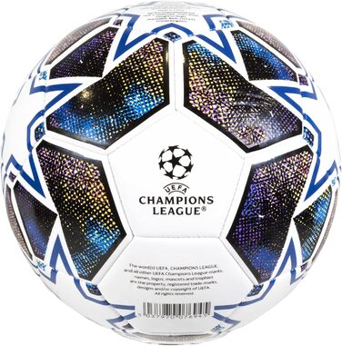 М'яч футбольний UEFA Champions League офіційний біло-синьо-зелений