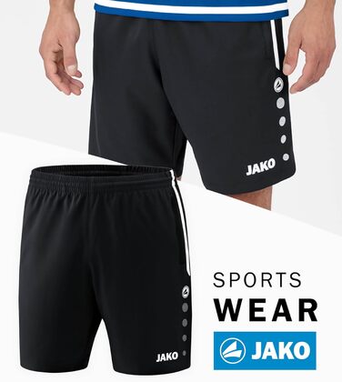 Шорти спортивні чоловічі JAKO Competition 2.0, чорні