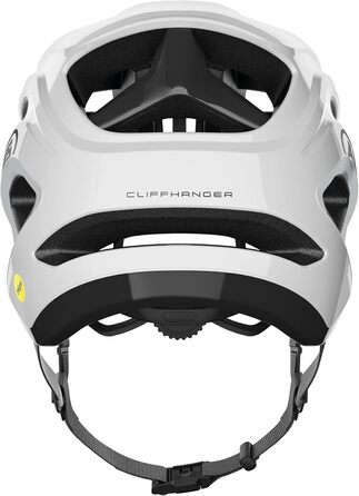 Велошолом ABUS Cliffhanger MIPS для MTB, білий, розмір L (57-61 см), з ударозахистом MIPS та вентиляцією, унісекс
