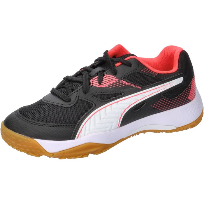 Дитячі кросівки PUMA Solarflash Jr II для фітнесу, 37.5 EU, чорний/фіалковий/білий/Gum