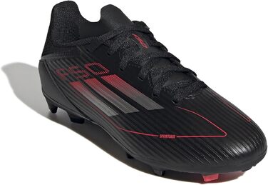 Дитячі футбольні бутси Adidas F50 League FG/MG, 29 EU, чорний/металік/червоний