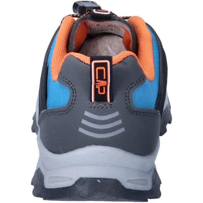 Дитячі водонепроникні черевики CMP Byne Low WP для прогулянок, антрацит, кислотно-зелений (30 EU, синій Reef)