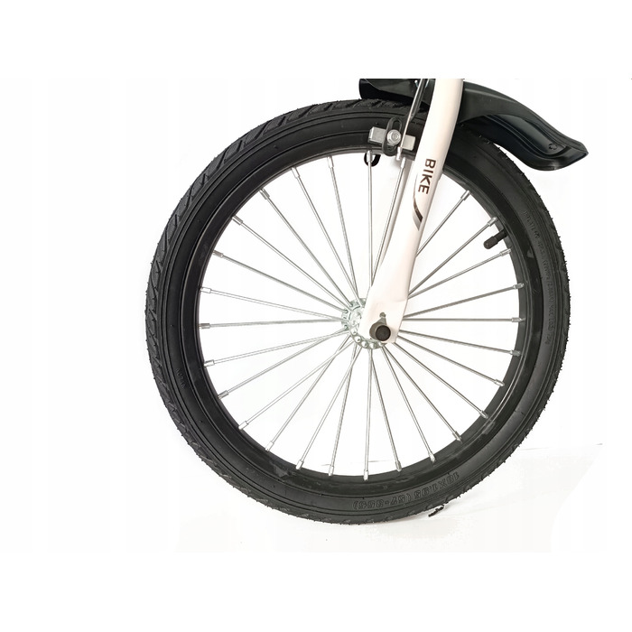 Дитячий велосипед 7Hills, білий, 16 дюймів, 1 швидкість, з крилами та дзвоником