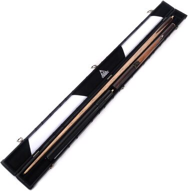 Снукерний кий CUESOLL класичний ручної роботи, 57 дюймів, 18 oz, з ручкою з рожевого дерева, з'єднання 3/4, телескопічне подовження з алюмінію, етиу з штучної шкіри, наконечник 9,5 мм, Снукерний кий-сет (CSSC011)