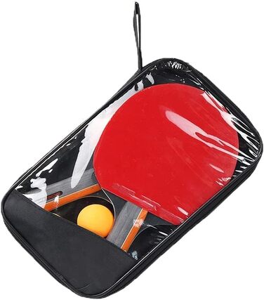 Професійний набір для настільного тенісу: 2 ракетки, 3 м'ячі, чохол. Ідеально для початківців та професіоналів