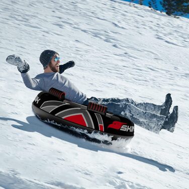 Снігова гума Skinhawk - сніготруба, діаметр 100 см, чорна, преміум якість