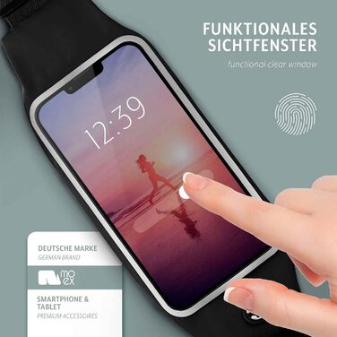 Поясна сумка для Samsung Galaxy A54 5G Handy Laufgürtel – водонепроникна спортивна сумка на пояс для бігу та джогінгу, червона