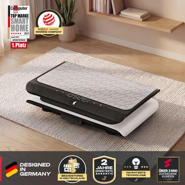 Віброплатформа Sportstech sVibe Lite (біла) до 120 кг: для схуднення, спалювання жиру, нарощування м'язів, тренування всього тіла, 99 рівнів інтенсивності, німецька якість