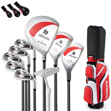 LIFEZEAL Комплект жіночого гольф-сета: ключки, сумка, драйвер, фейрвей, гібрид, айрон (6-9, P), паттер