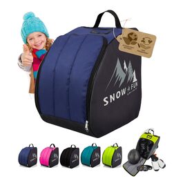 Дитячий рюкзак для гірськолижних черевиків BambiniWelt by Rafael K. - Чорний/Морський