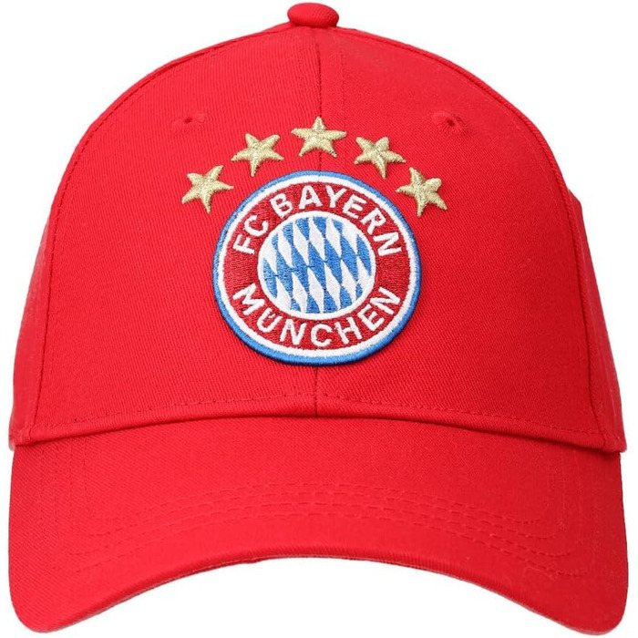 Кепка FC Bayern München з логотипом | Бавовна | Для дорослих | Червоний, темно-синій | Універсальний розмір