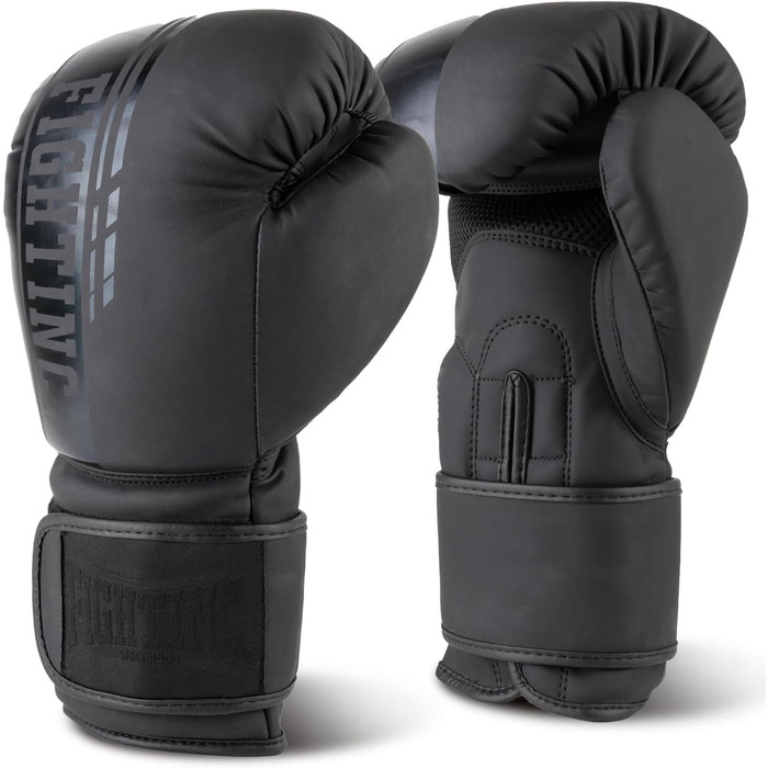 Боксерські рукавички Fightinc Legacy 8-16 oz для боксу, кікбоксингу, муай-тай, MMA, чорні, білі, червоні, золоті