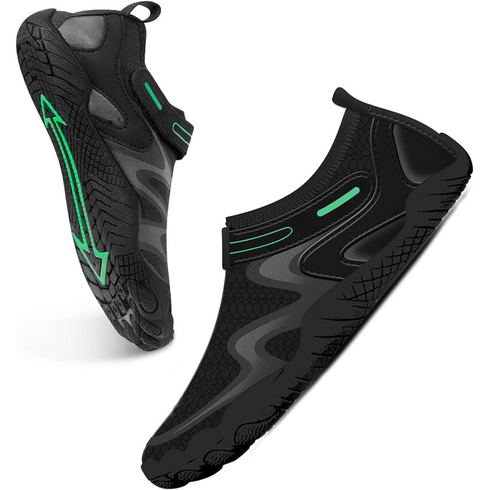 Чоботи для плавання та водних видів спорту: чорні, 41 EU (для жінок та чоловіків)