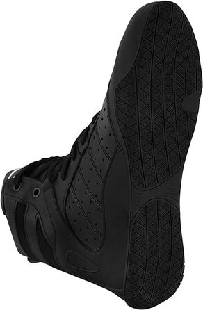 Боксерські черевики для чоловіків, Муай Тай, кікбоксинг, спаринги, підлітки, боксери, тренери, бойові мистецтва, дихаючі, бодібілдинг, чорний колір, розмір 38-47