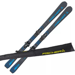 Лижі гірськолижні фігурні Fischer RC Trend SLR, 160 см, комплект з кріпленням RS9 SLR Z2,5-9, All Mountain, для початківців та досвідчених