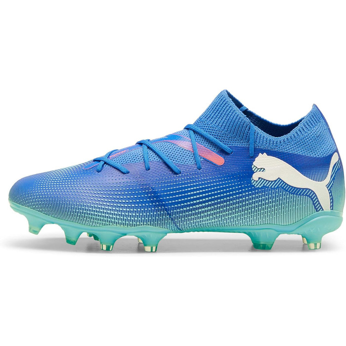 Кросівки футбольні PUMA Future 7 Match Fg/Ag, 42.5 EU, Bluemazing/Puma White/Electric Peppermint
