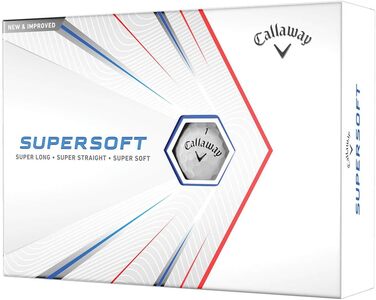 Гольф-м'ячі Callaway Supersoft 12 шт – м'які, довговічні, для ідеальної гри