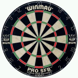 Дротиковий щит WINMAU Pro SFB, стандартний розмір, багато кольорів, борсова поверхня
