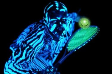 Бадмінтонний набір Speedminton сріблясто-червоний-чорний, ракетки та воланчики