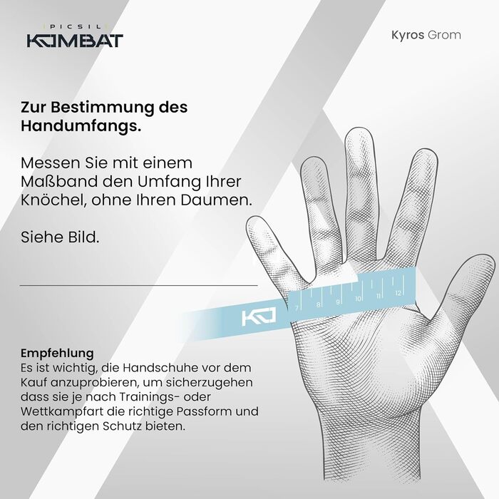 Боксерські рукавички Picsil Kombat Kyros Grom для тренувань і боїв, універсальні, для муай-тай, ММА, кікбоксингу