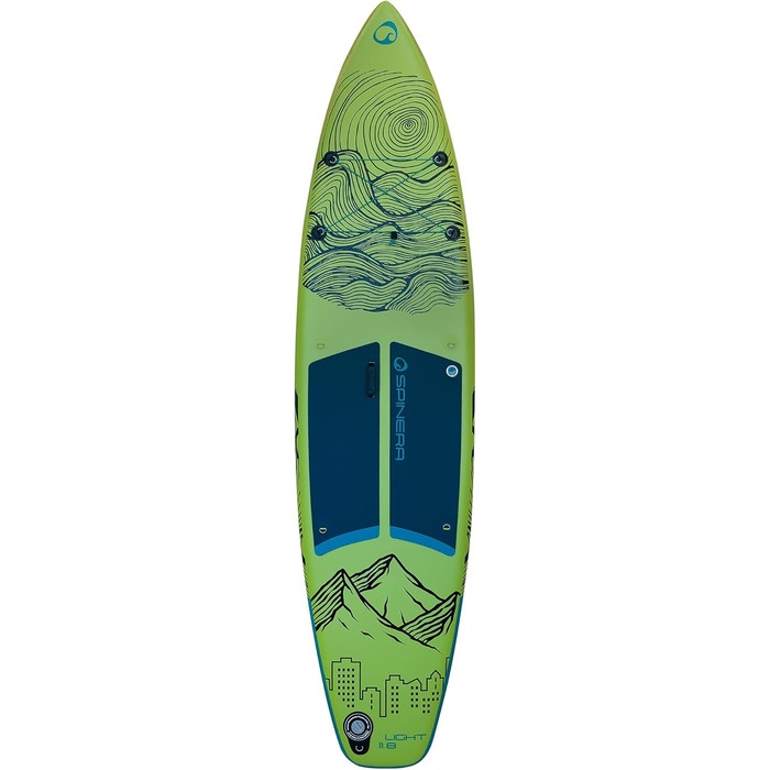 Надувна SUP-дошка SPINERA Light 11'8, 360x84,5x15 см для веслування стоячи