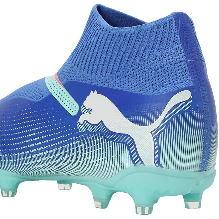 Кросівки футбольні PUMA Future 7 Match+ Ll Fg/Ag (42.5 EU, Bluemazing Puma White Electric Peppermint)