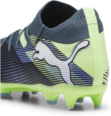 Футбольні бутси PUMA Future 7 Match Mxsg, 46 EU, сірий/білий/яблучно-зелений