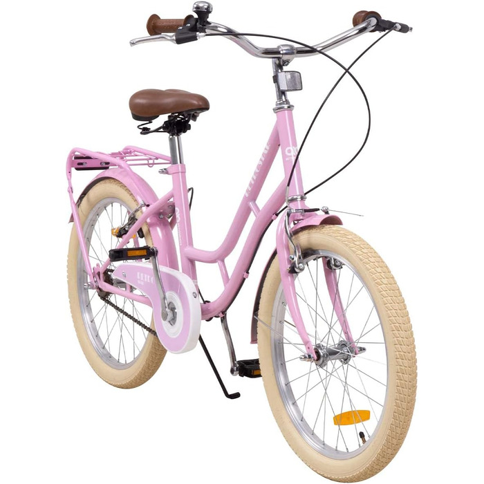 Дитячий велосипед Actionbikes Retrostar 20/24 дюймів, V-Brake, для дівчаток, з крилами, від 6 до 12 років