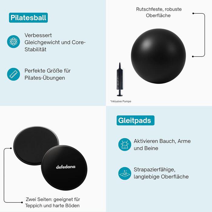 Набір для пілатесу: фітнес-гумки, стрічки для фітнесу, кільце, диски для ковзання, для дому та спортзалу