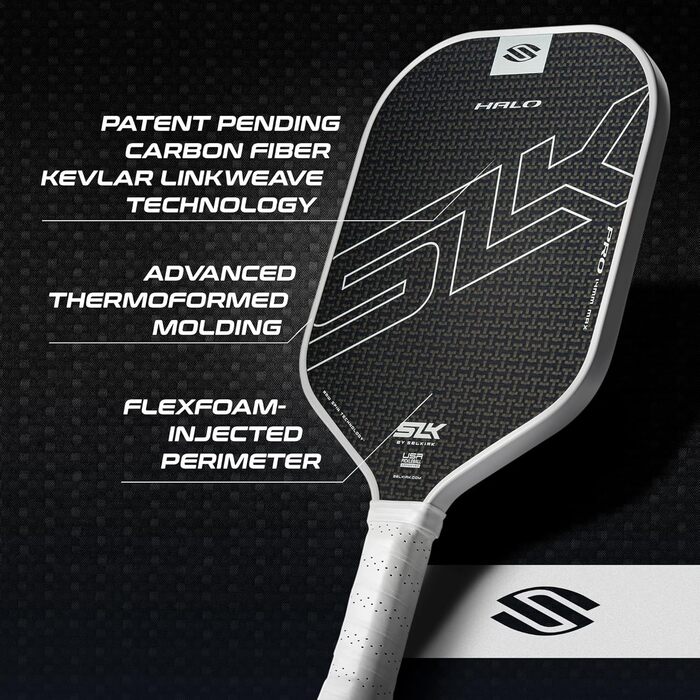 Падл для піклболу Selkirk Vanguard Power Air Premium | Вуглецеве волокно, 360 Proto Molding, Flexfoam Perimeter | Максимальна потужність та контроль (Pro) | Чорний, 2025 | Універсальний