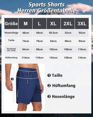 Шорти спортивні чоловічі літні швидкодрібні, для тренувань та занять у залі, з кишенями, дихаючі, комплект 3 шт. (чорний, світло-сірий, морський блакитний), розмір M