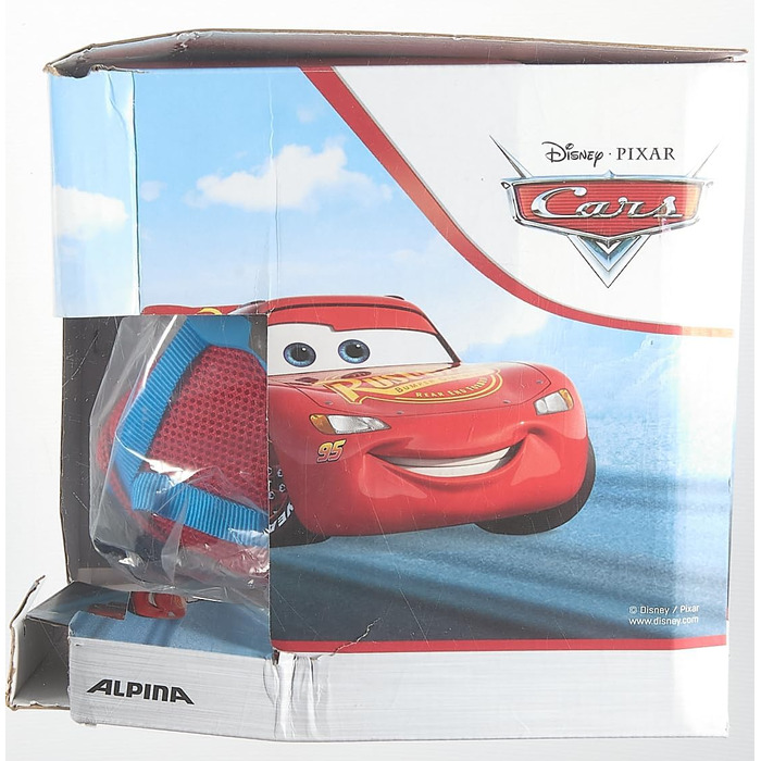 Дитячий набір ALPINA Disney Cars: лижний шолом і маска, 48-52 см, безпечний, якісний