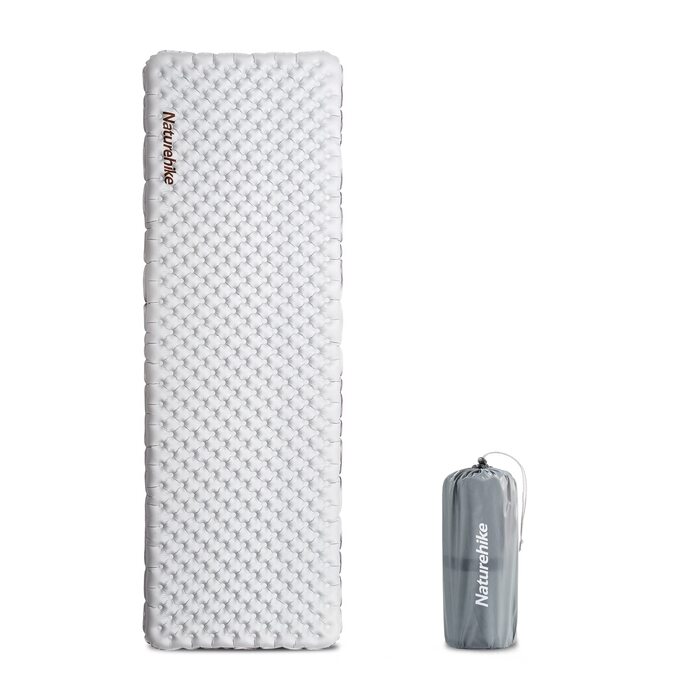 Каремат Naturehike Thermal 5.8 R-value для кемпінгу самонадувний, ультралегкий, всесезонний (жіночий, L)