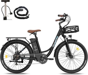 Електровелосипед Fafrees F26 Lasting 26 дюймів, 250W, 36V 20.3Ah, до 200 км, для чоловіків і жінок, навантаження 120 кг, 7 швидкостей