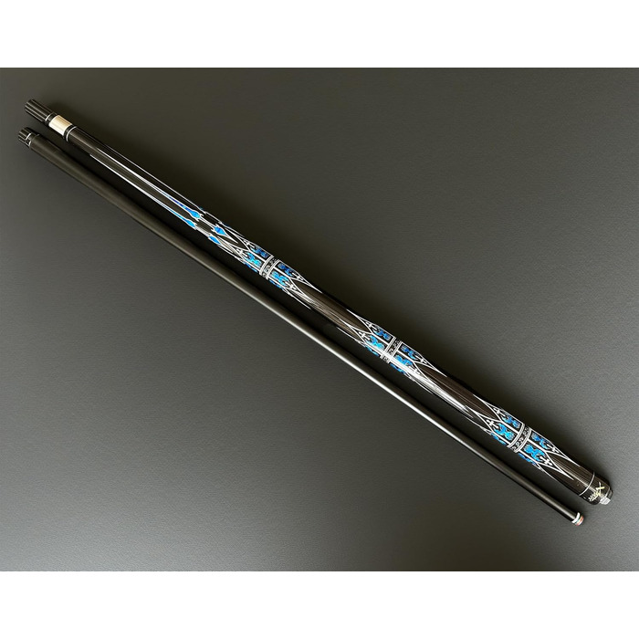 Професійний бик-кю (кий для більярду) Cryophoenix з чохлом, 13 мм наконечник, 147,3 см, канадський клен, 18-22 г (на вибір), блакитний, чорний, червоний, сірий, зелений