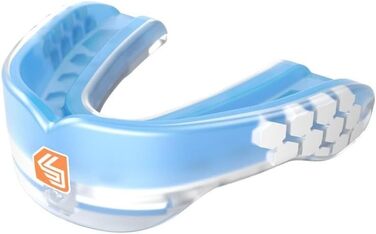 Капа Shock Doctor Gel Max для підлітків та дорослих, універсальна, синя (прозора), захисна для спорту