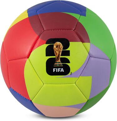 Офіційний ліцензований футбольний м'яч Hy-Pro FWC26 5 розміру для тренувань – дизайн ЧС-2026 Unity, багатокольоровий, подарунок для хлопчиків