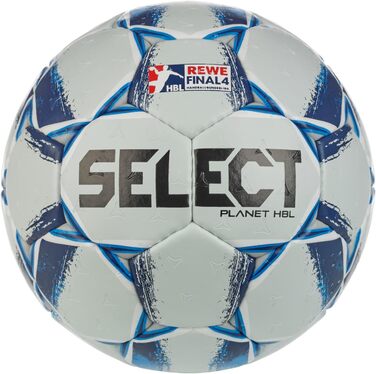 Гандбольний м'яч Select Handball Planet HBL Final4 v24, розмір 3, блакитний