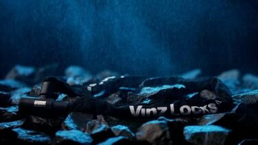 Ланцюговий замок для велосипеда та електровелосипеда VINZ Ventoux, загартована сталь, 6 мм, 90 см