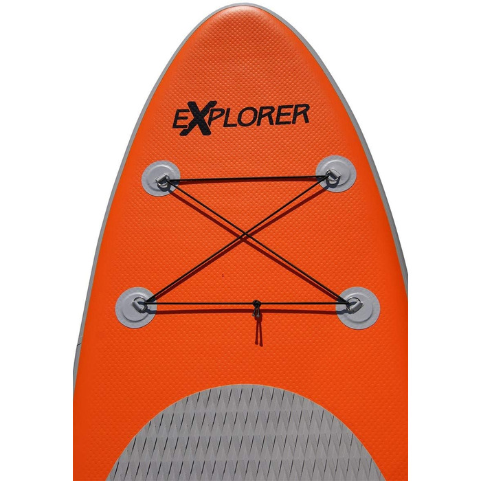 Надувна SUP-дошка EXPLORER ALF2 320 см, помаранчева, для веслування стоячи
