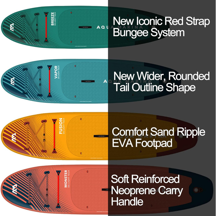 Надувна SUP-дошка Aqua Marina Breeze 300 см, зелена, комплект