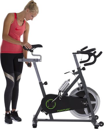 Велотренажер Tunturi Cardio Fit S30 для дому, спінбайк, чорний