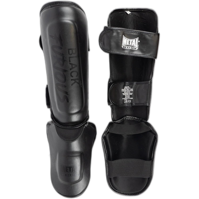 Захист гомілки та стопи METAL BOXE Black Furious, розмір L, чорний