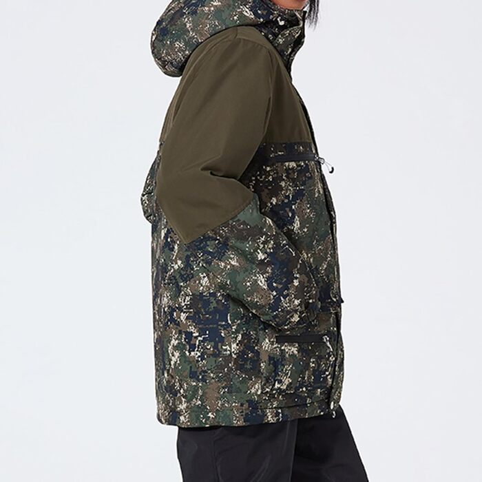 Сніговий костюм чоловічий HOUZONIY, комплект 2-в-1, теплий, вітронепроникний, чорний