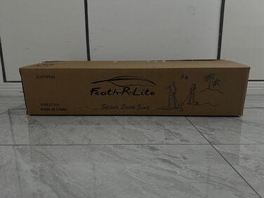 Надувна SUP-дошка FEATH-R-LITE Чорний Дракон, комплект для дорослих і підлітків: весло, насос, рюкзак, страховка, універсальна дошка для різних рівнів підготовки