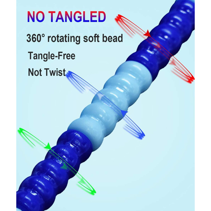 Дитяча скакалка з намистинами, м'яка, регульована, для фітнесу, тренувань та виховання, рожево-зелена (блакитно-рожева)