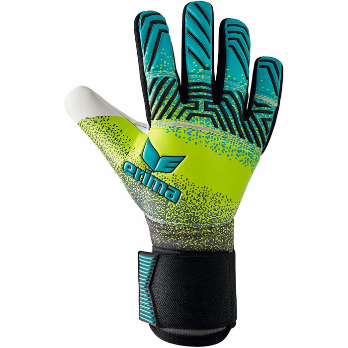 Воротарські рукавички Erima Jugend Flex Robusto, розмір 7, petrol/lime/black, для юніорів